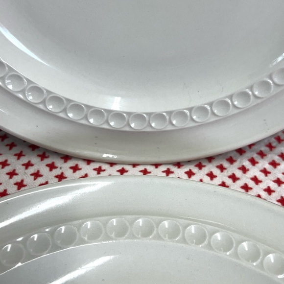 Vintage shenango china plates white anchor hocking ab-41 replacement - Picture 1 of 6